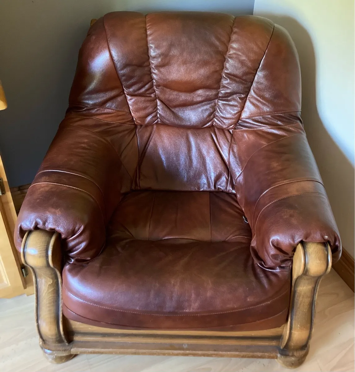 Leather Couch - Image 2