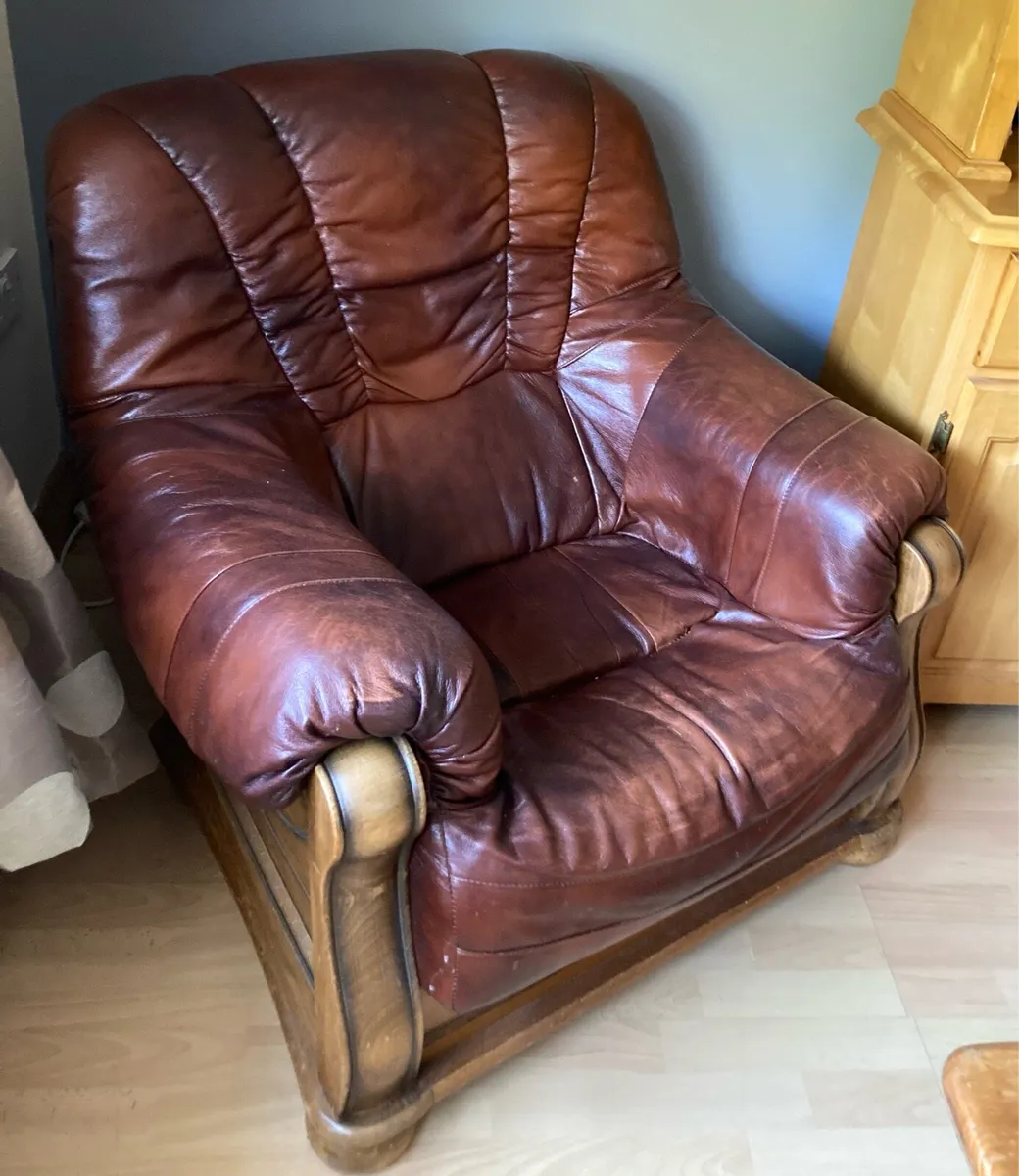 Leather Couch - Image 3