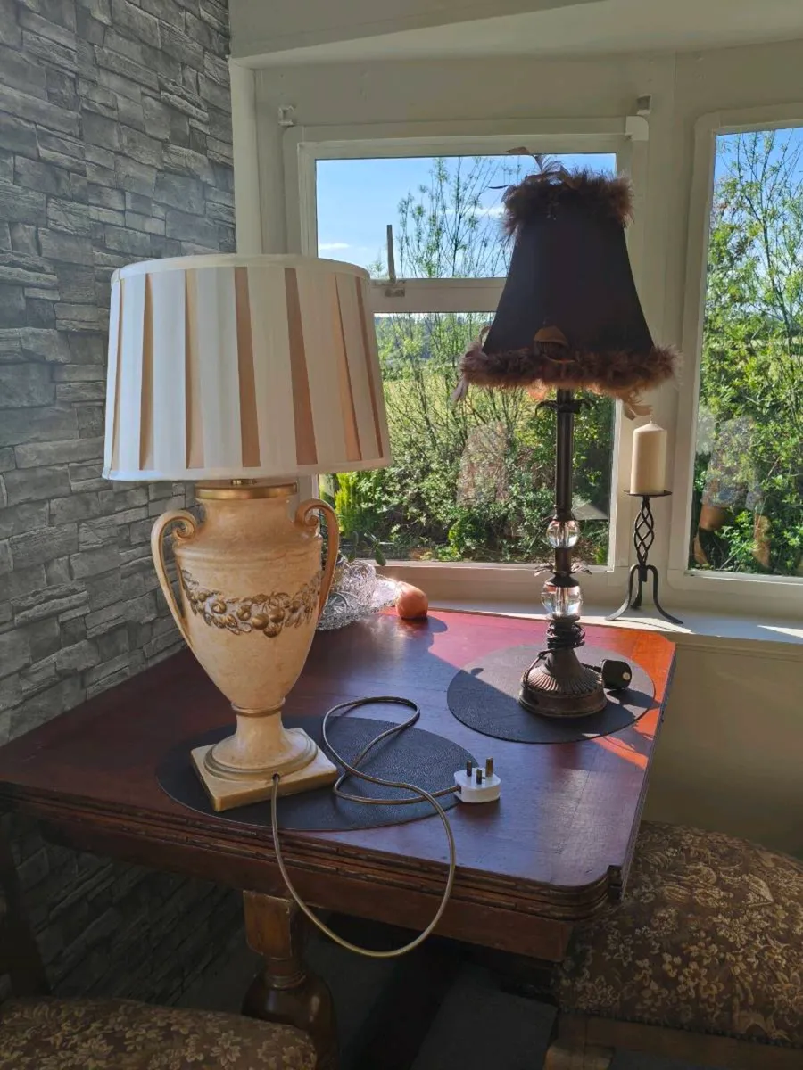 2 beautiful new lamps together 40euro - Image 1