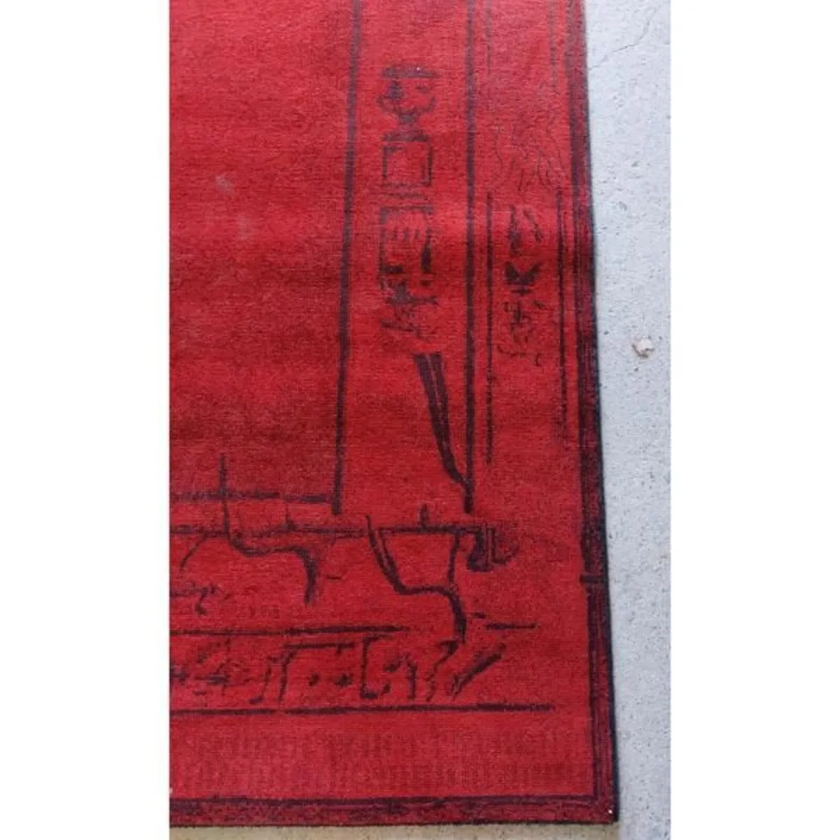 Reclaimed Egyp Pattern Rug – 346.5cm x 249.5cm - Image 1
