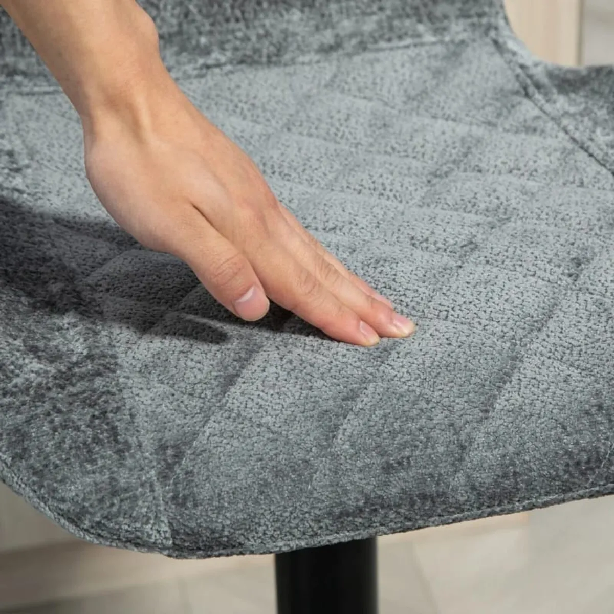 Bar stools 2-piece set, height-adjustable kitchen - Image 4