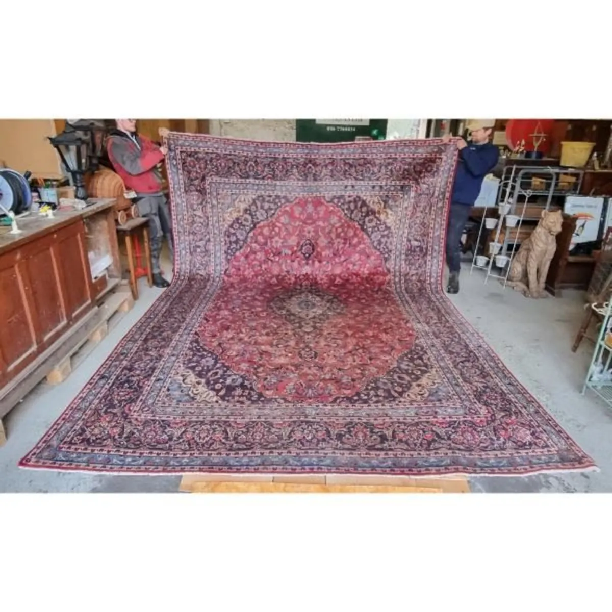 Kashan Rug KASRUG40  390cm x 285cm - Image 1