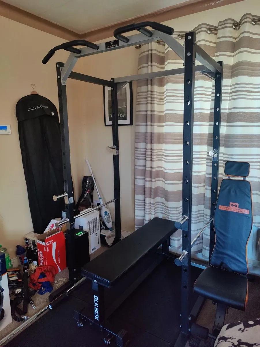 Full Home Gym – Power Rack, Bench, Bars & Plates - Image 2