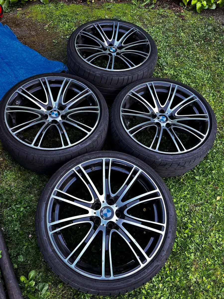 4 BMW fitment 20 inch alloys with Potenza Runflats - Image 1