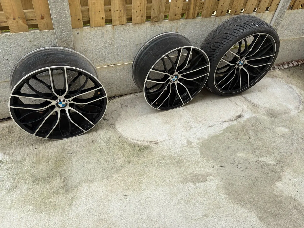 20 inch Genuine BMW alloys x 3 - Image 1