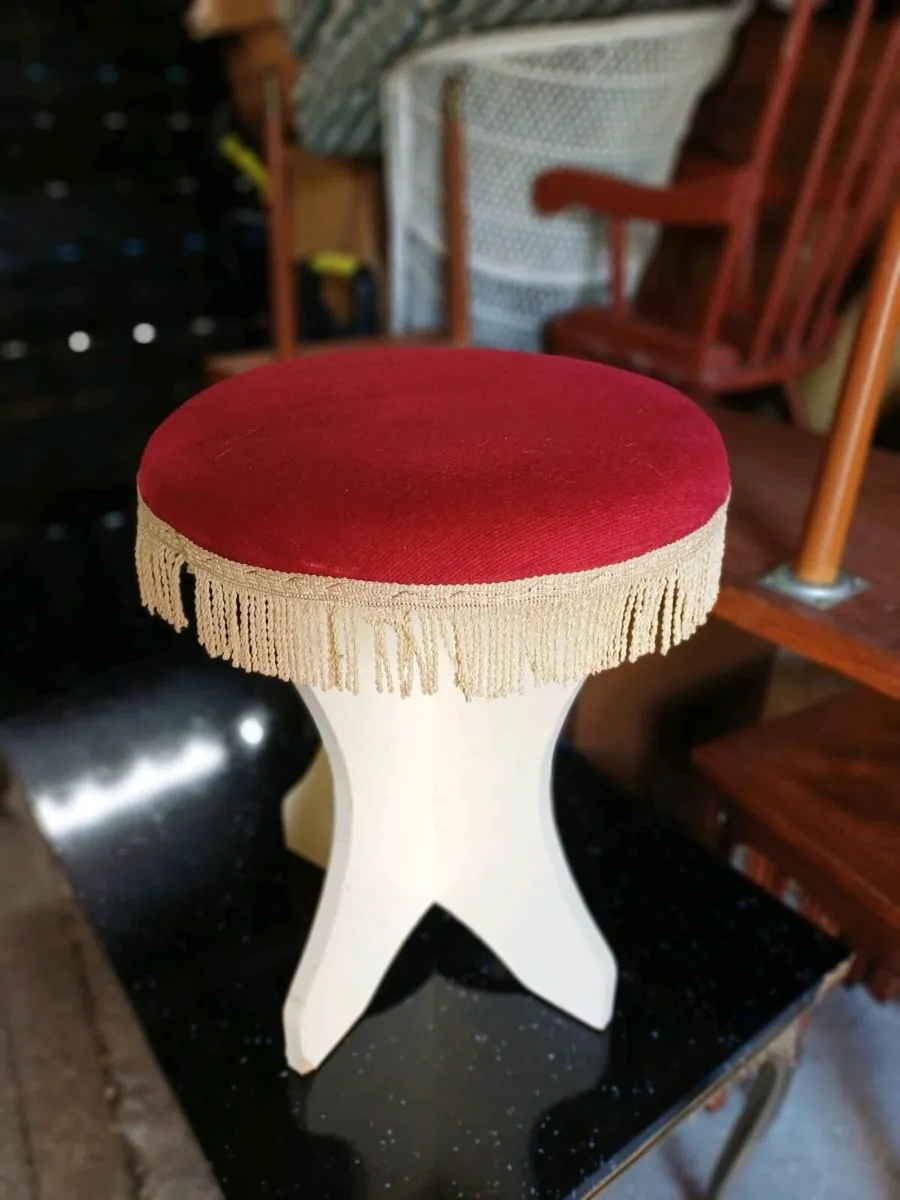 Vintage Vanity/Piano Stool - Image 1