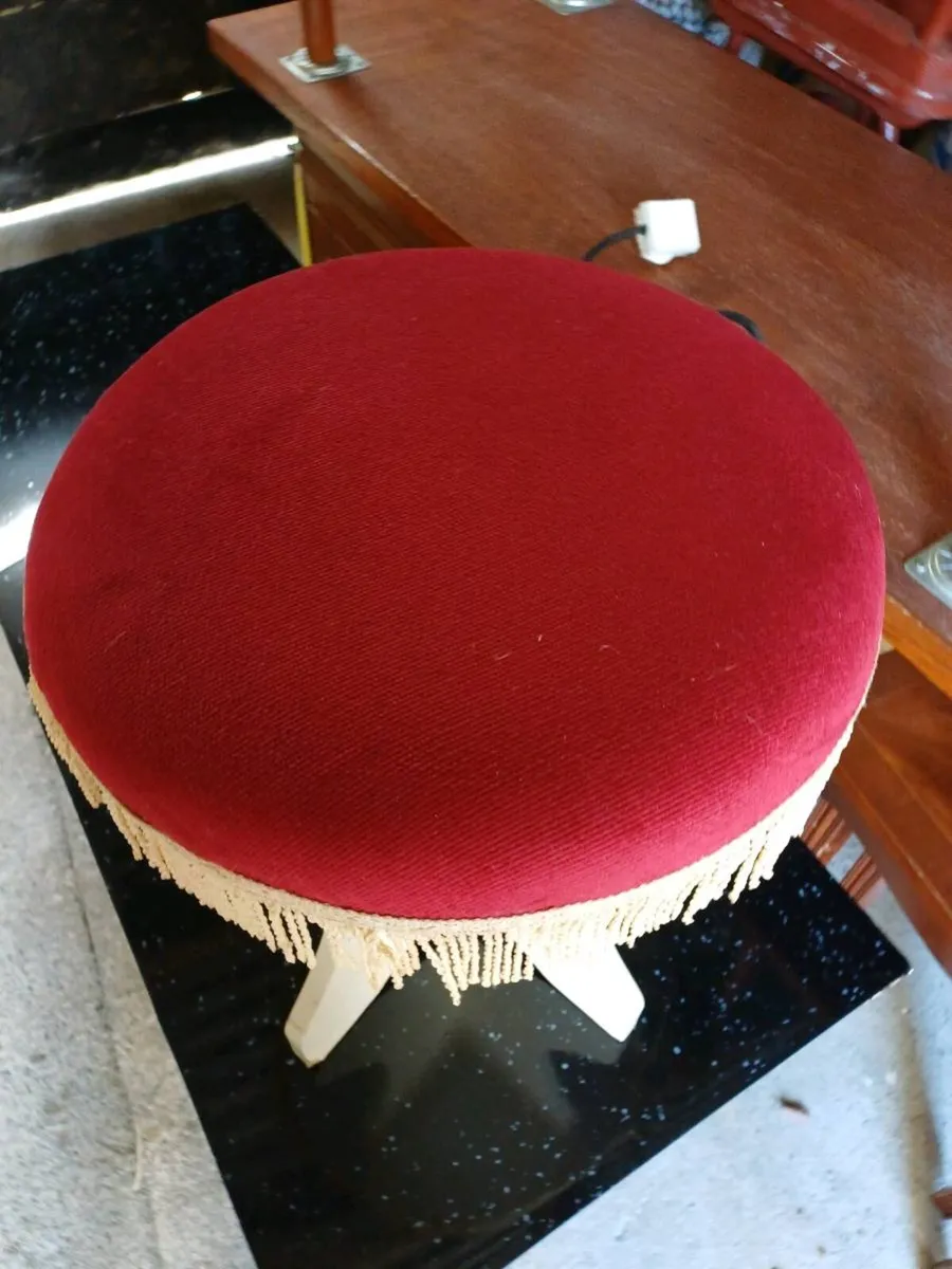 Vintage Vanity/Piano Stool - Image 2
