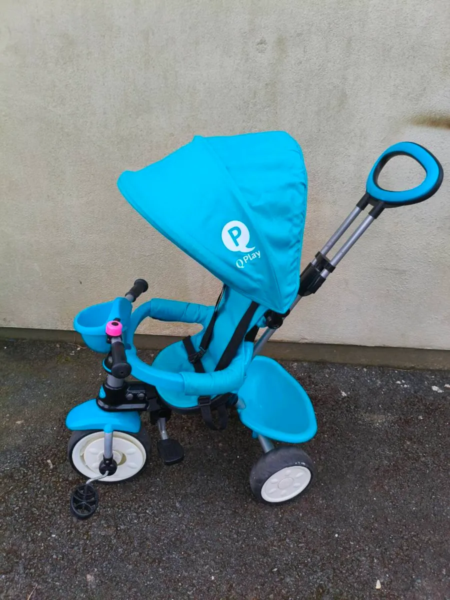 Child bike buggy, like new 35, euro need gone - Image 2