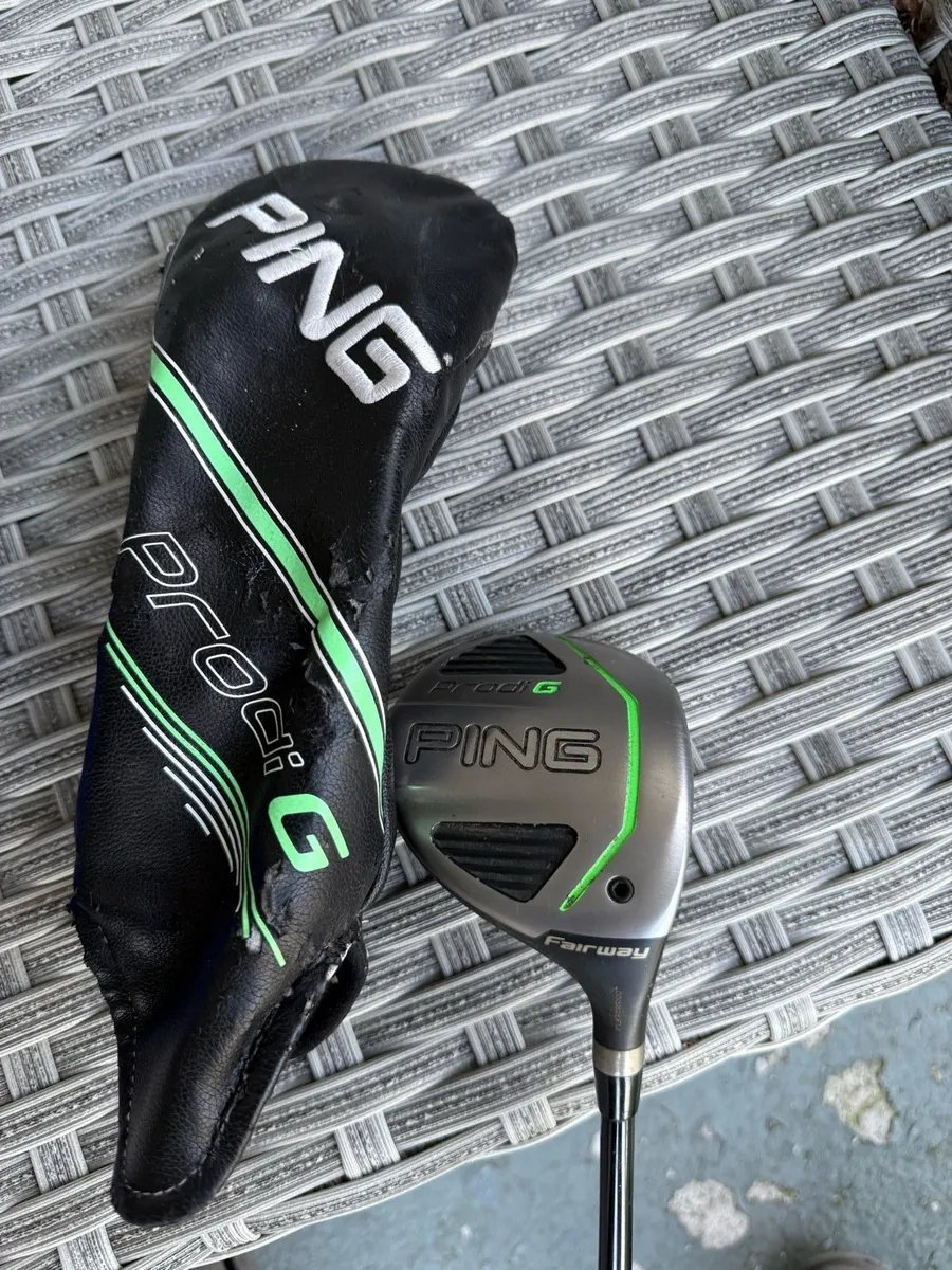 Ping Prodi G Junior irons + Ping fairway wood - Image 4