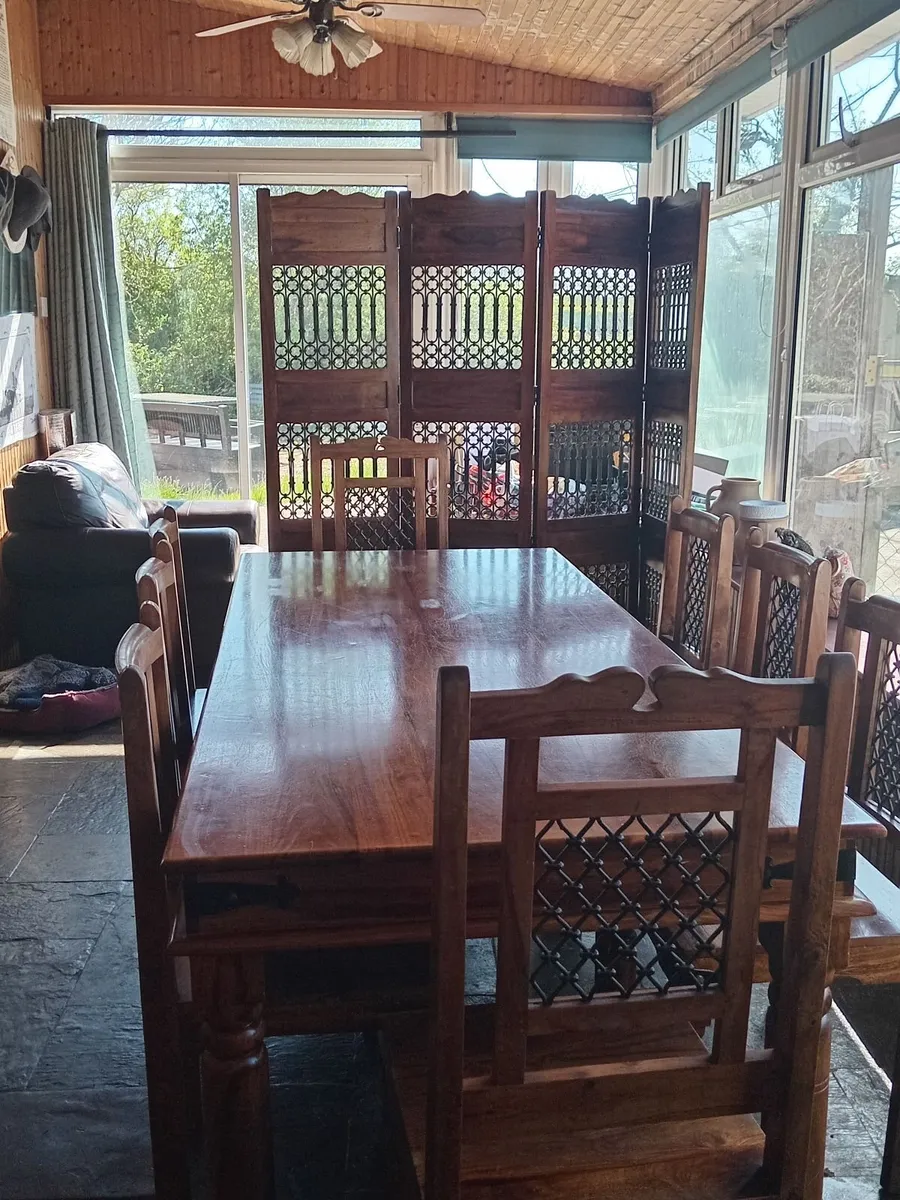 Dinning Table  & Screen - Image 2