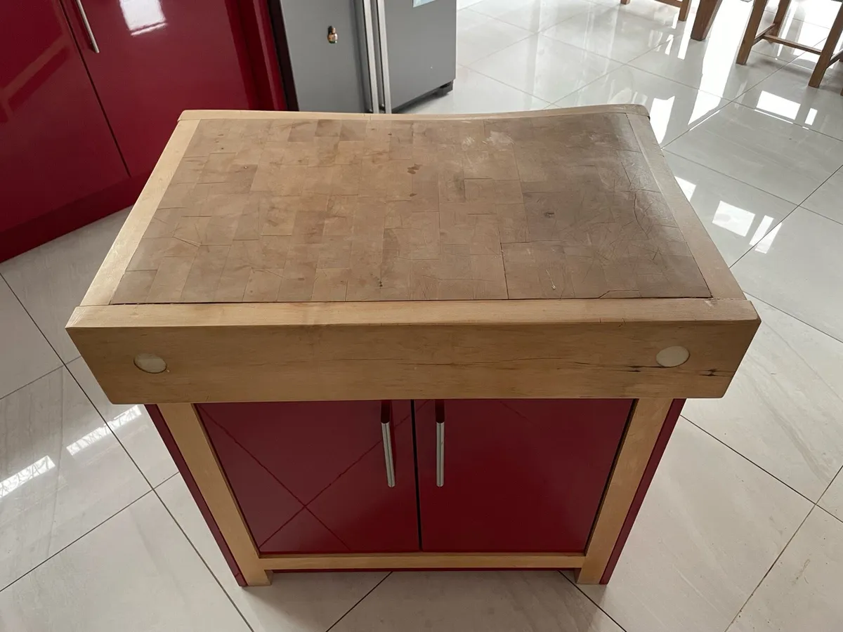 Butchers Block Kitchen Island - Image 2