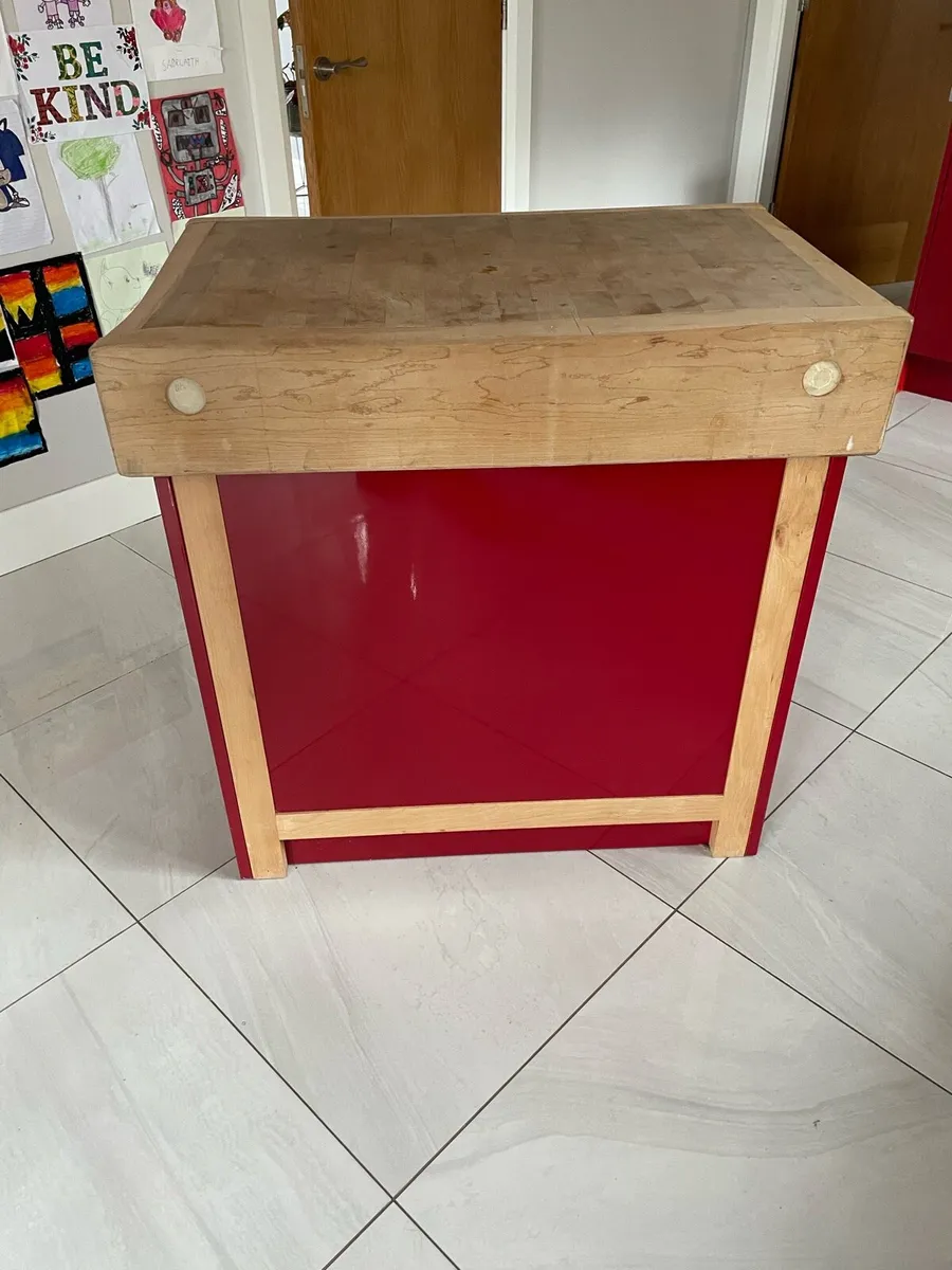 Butchers Block Kitchen Island - Image 4