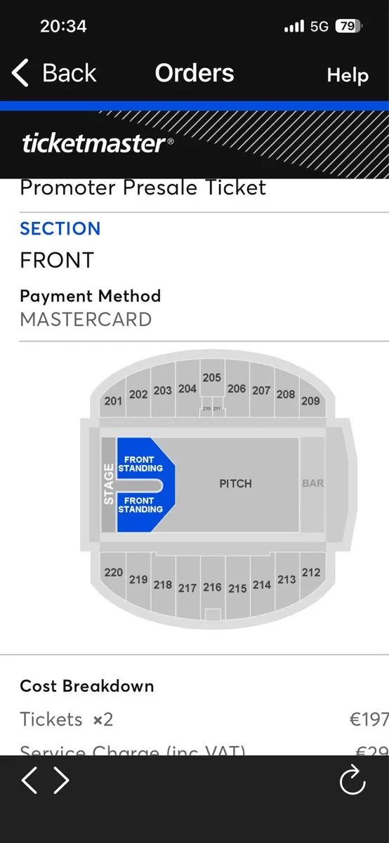 Concert tickets x 2 - Image 2