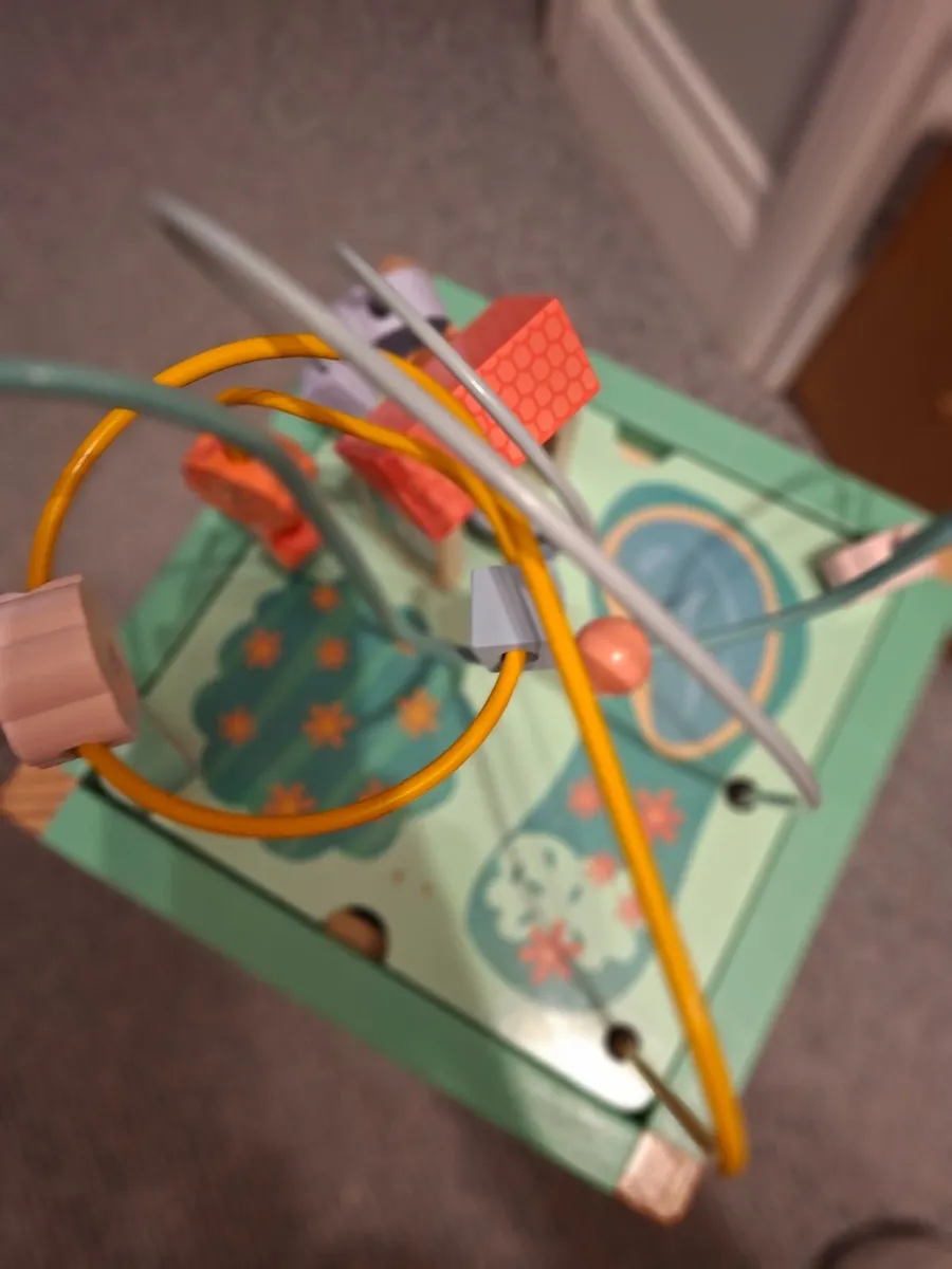 Cube wooden toy storage - Image 2