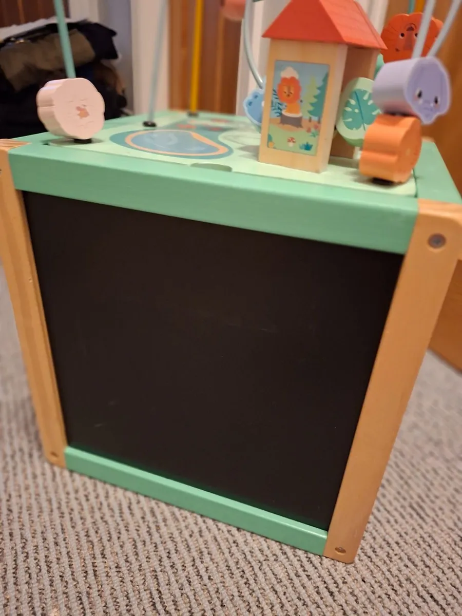 Cube wooden toy storage - Image 4