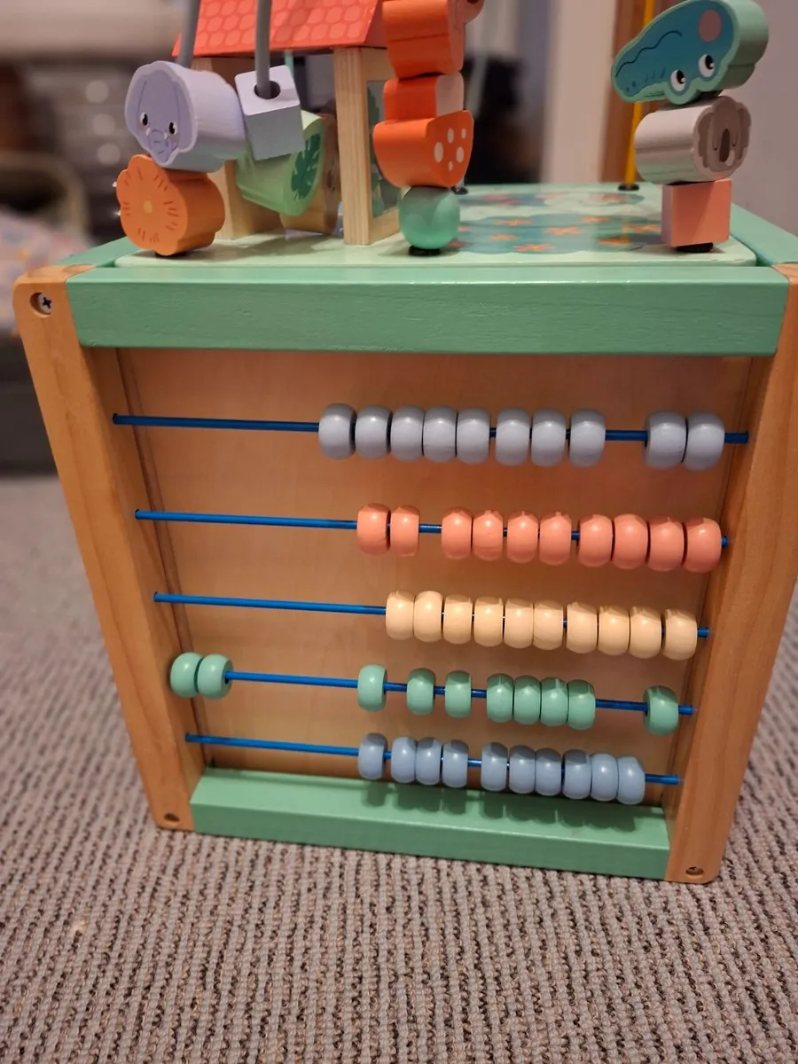 Cube wooden toy storage - Image 3