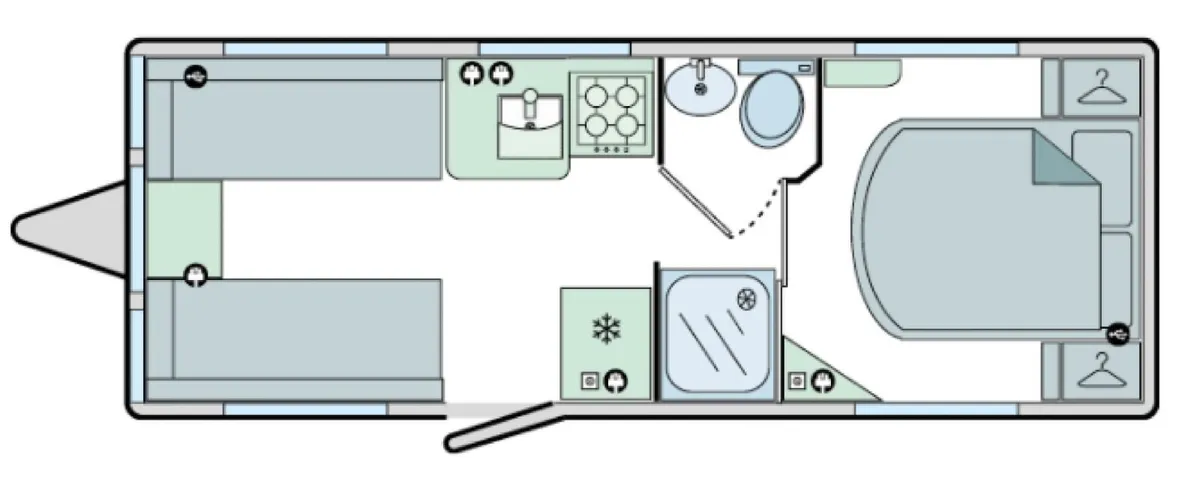 2019 Bailey Phoenix 640 Island Bed 4/5 Berth - Image 3