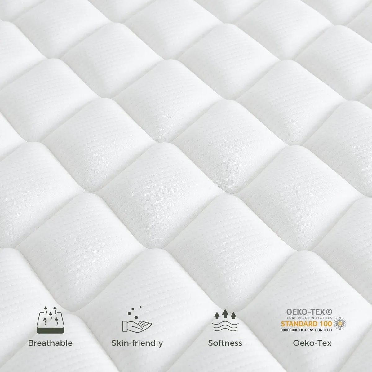 Small Double Mattress 27 CM Hybrid With Breathable - Image 4