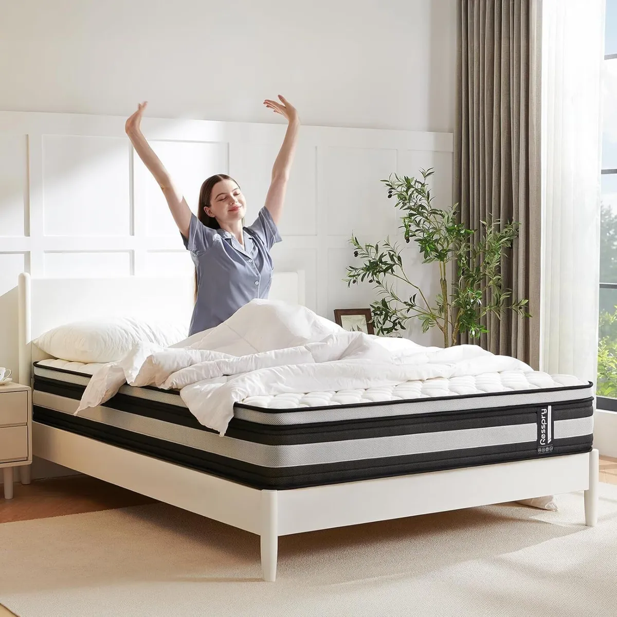 Small Double Mattress 27 CM Hybrid With Breathable - Image 2