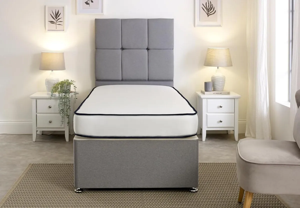 Dual Sided Single Mattress 90x190cm 17cm Deep - Image 2