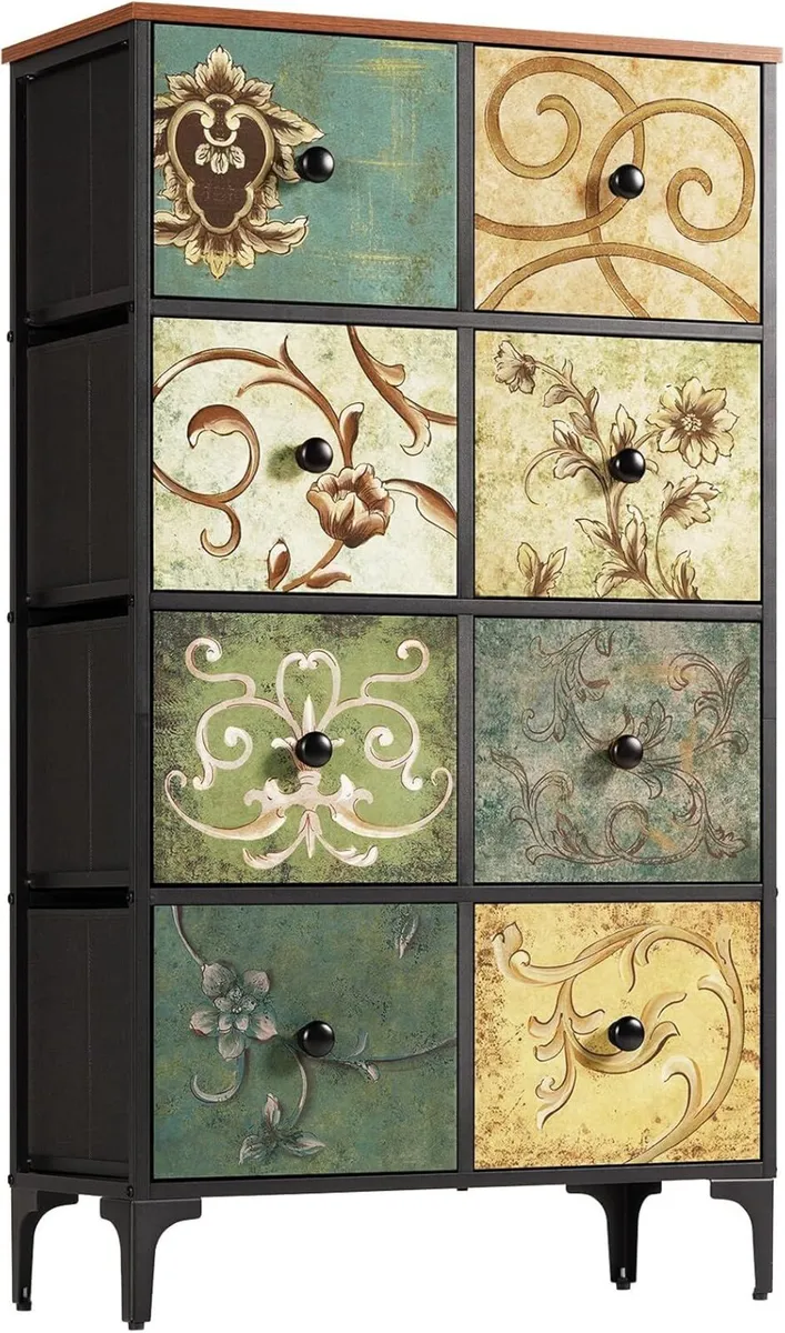 Chest of Drawers Bedroom Furniture Fabric Storage - Image 1