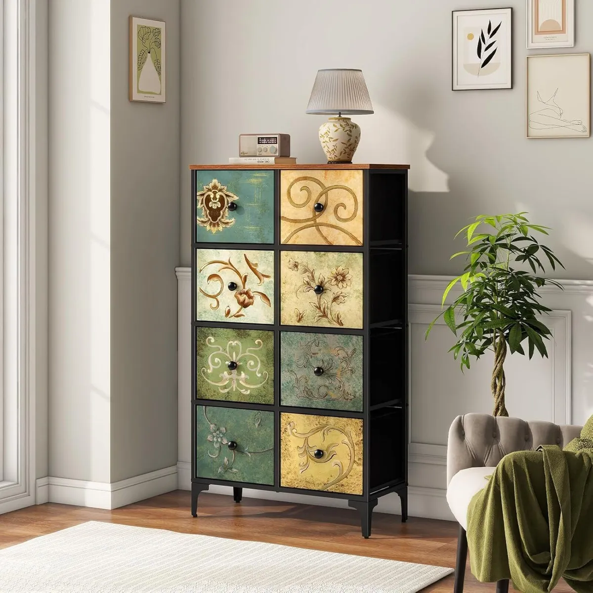 Chest of Drawers Bedroom Furniture Fabric Storage - Image 2