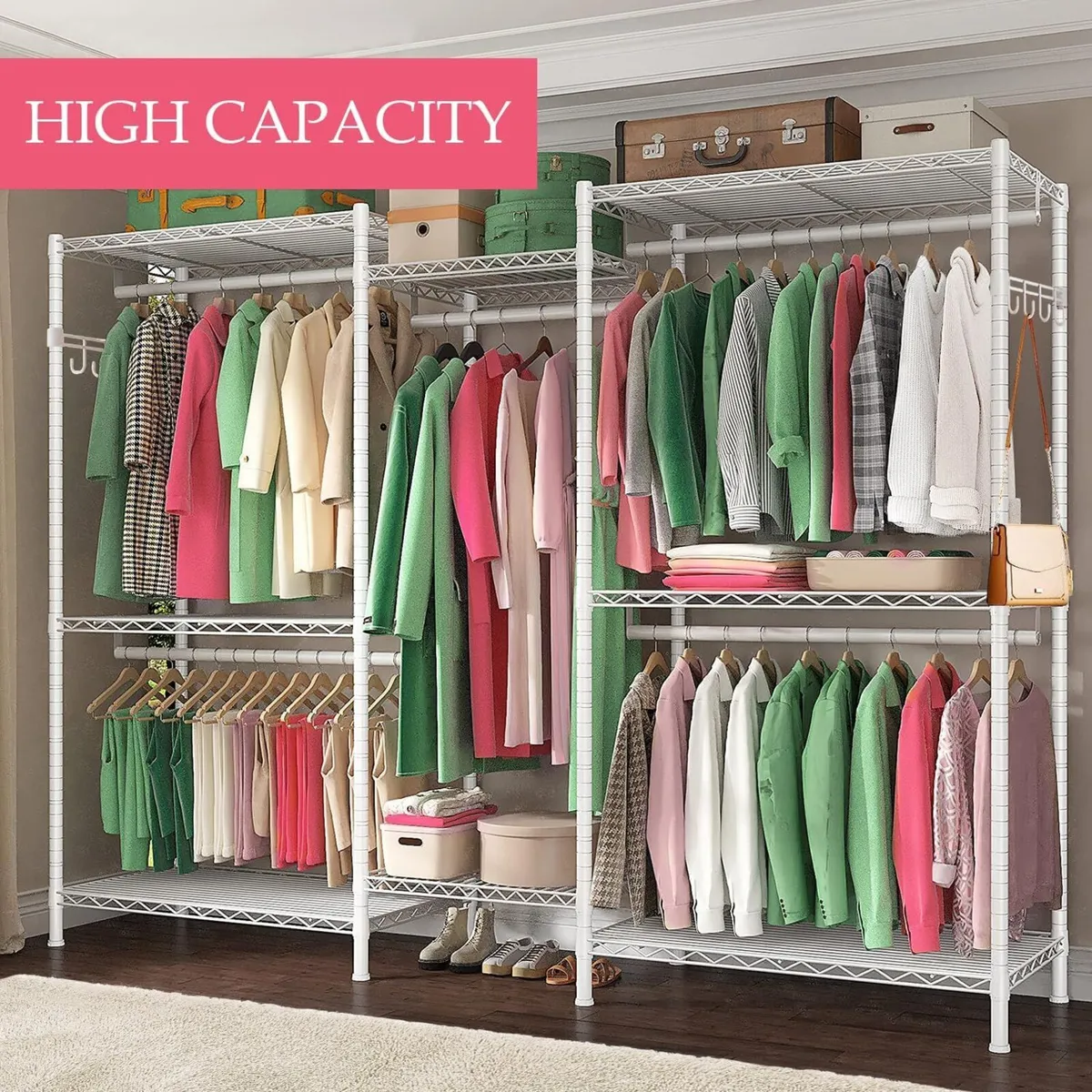 Clothes Rail Clothing Rails for Hanging Metal - Image 3