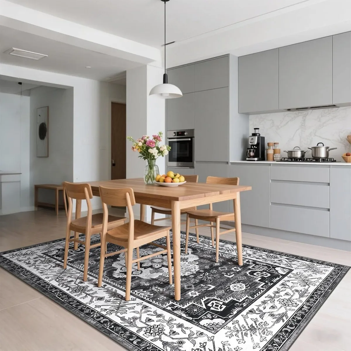 Vintage Living Room Rug 160 x 230cm Large Shaggy - Image 4