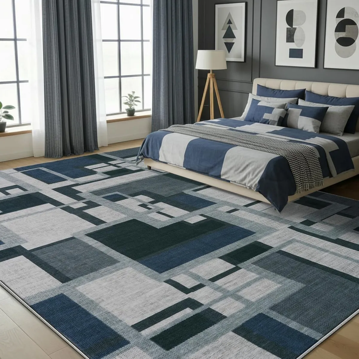 Large Rugs for Living Room 160x230 cm - Printed - Image 3