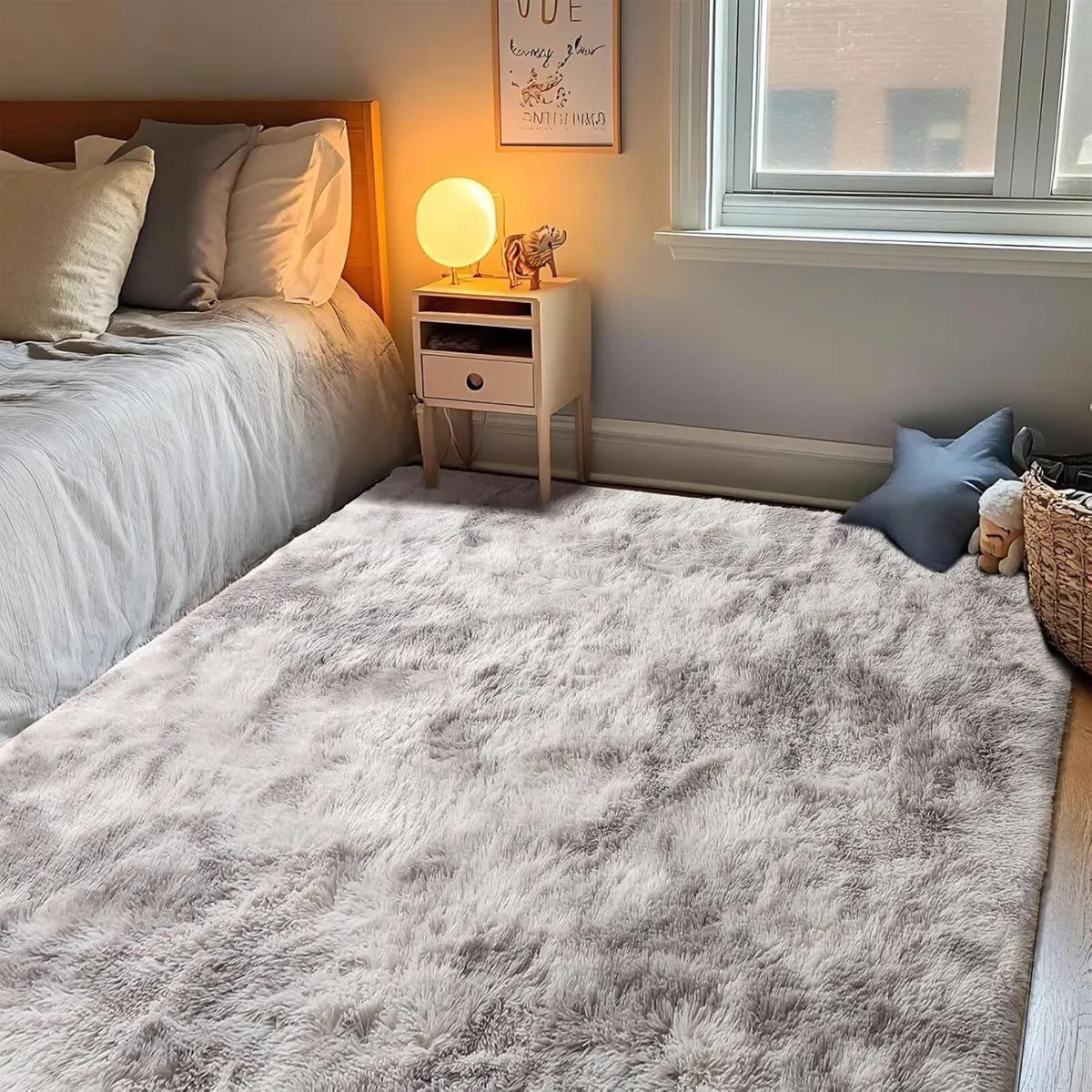 Rugs Living Room Fluffy Rug for Bedroom Baby - Image 2