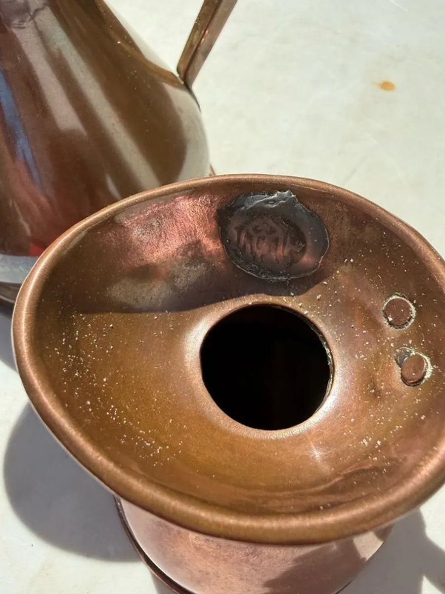 Beautiful antique copper jug set 1/2 gal/quartz/pint & gill size - Image 2