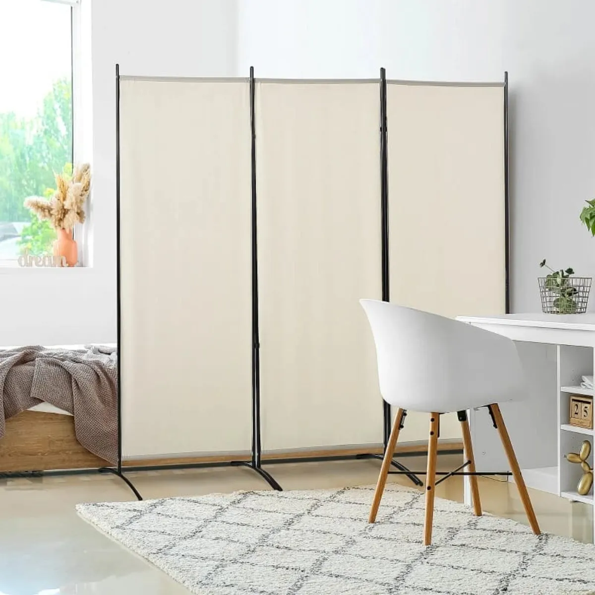 3-panel room divider dim. 253L x 50l x 182H cm sid - Image 4