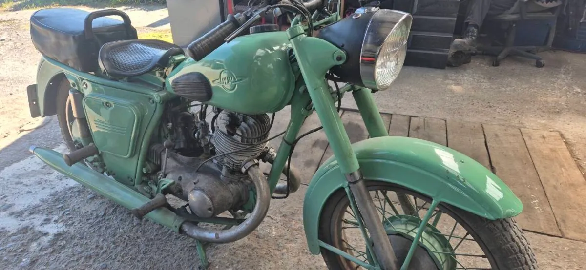 1958 years IZ 57 Soviet motorcycle - Image 2