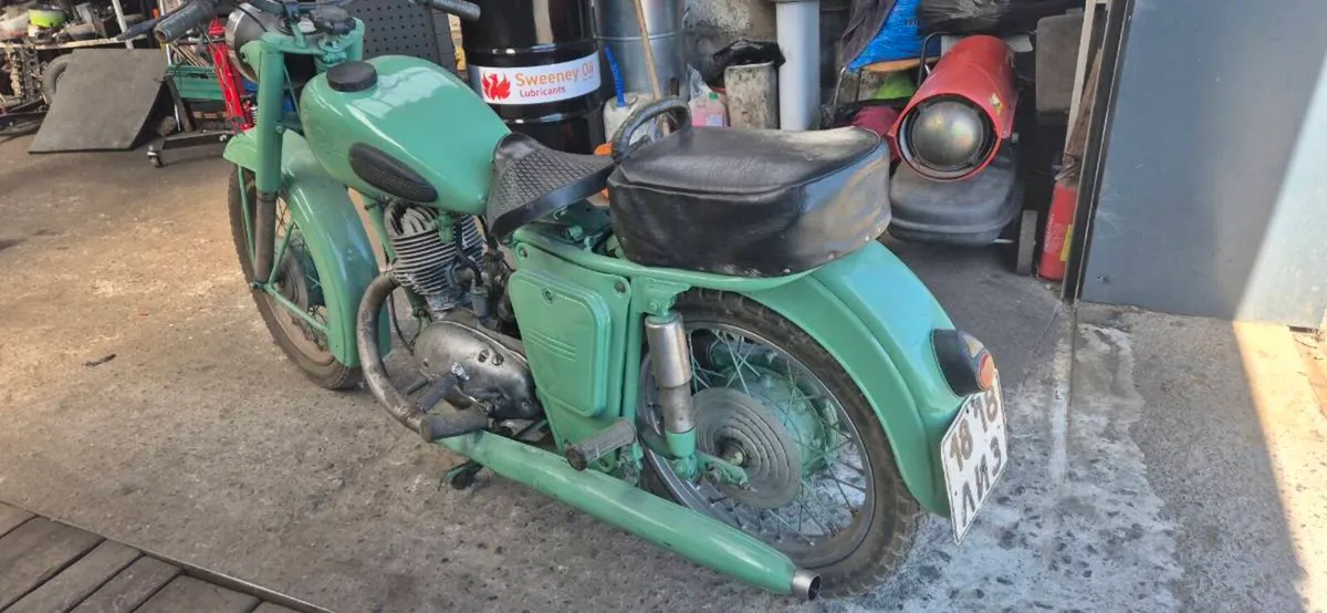1958 years IZ 57 Soviet motorcycle - Image 3