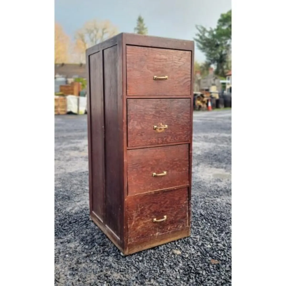 Timber Filing Cabinet KAS1090 - Image 1
