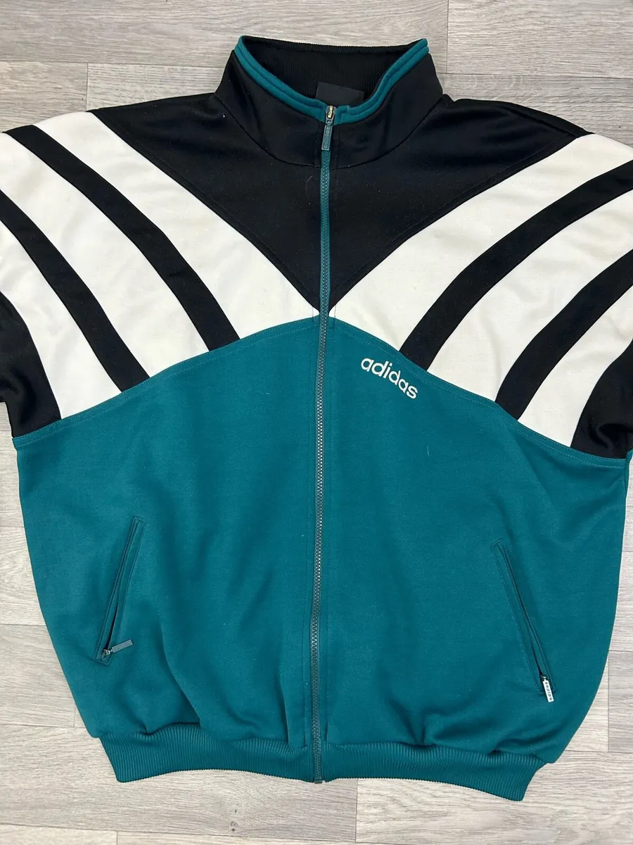 Vintage 90s Adidas Track Jacket Mens XXL - Image 2