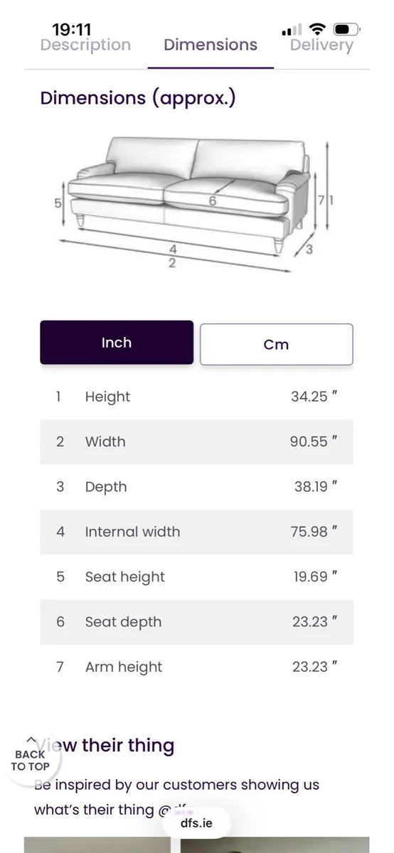 4 seater sofa - Image 4