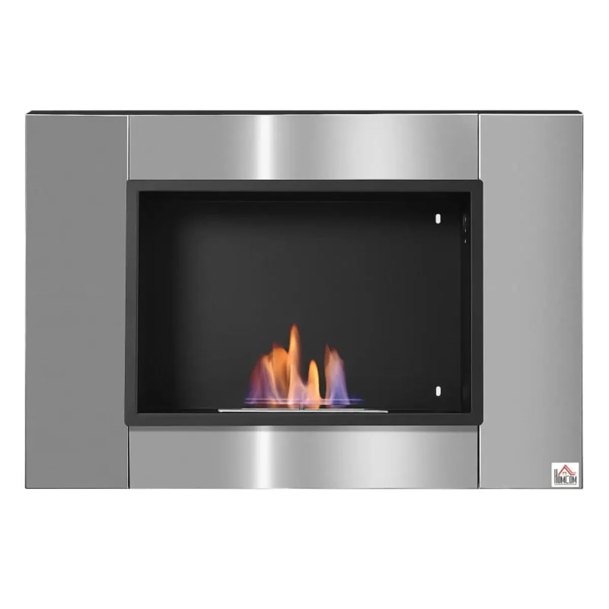 Wall Fireplace Ethanol Fireplace Ventless Real Fla - Image 1
