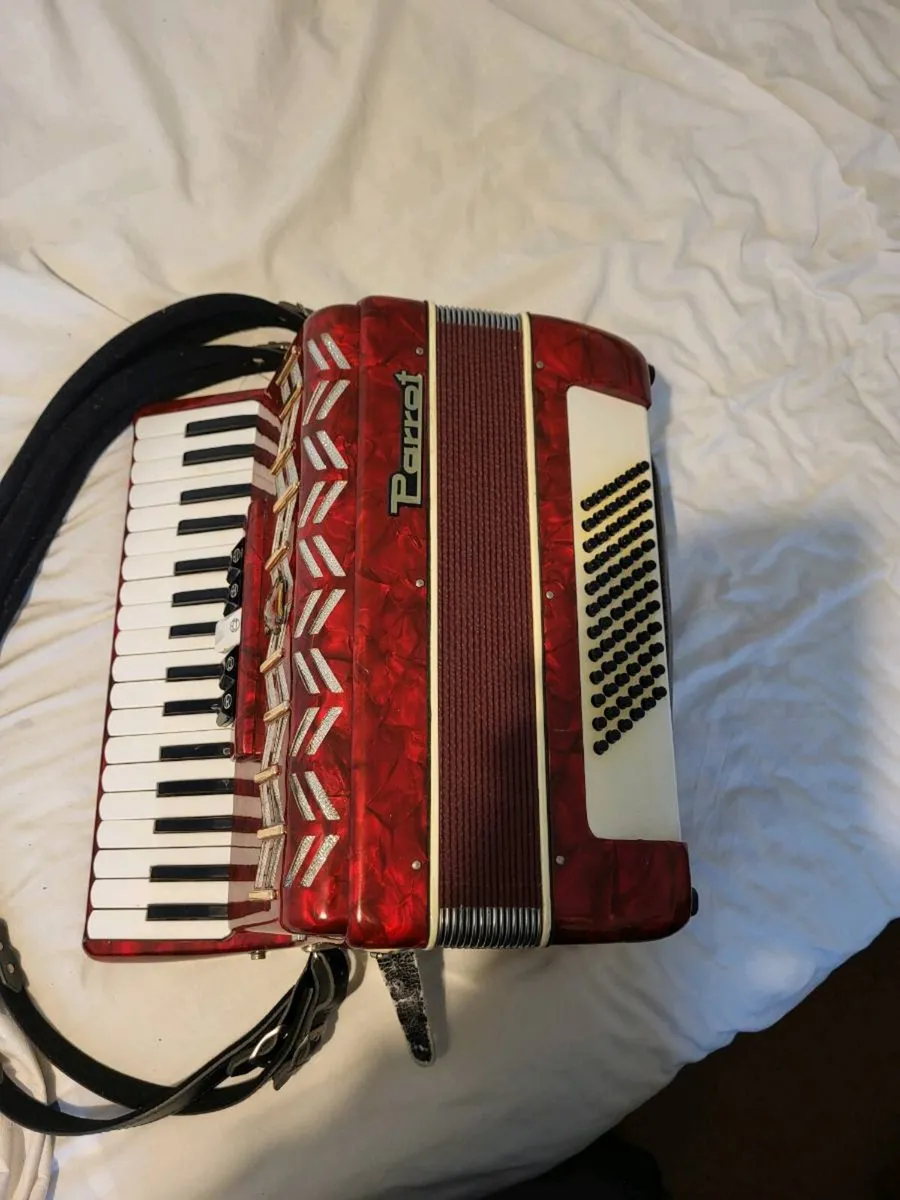 Piano Accordion with Hard Case.