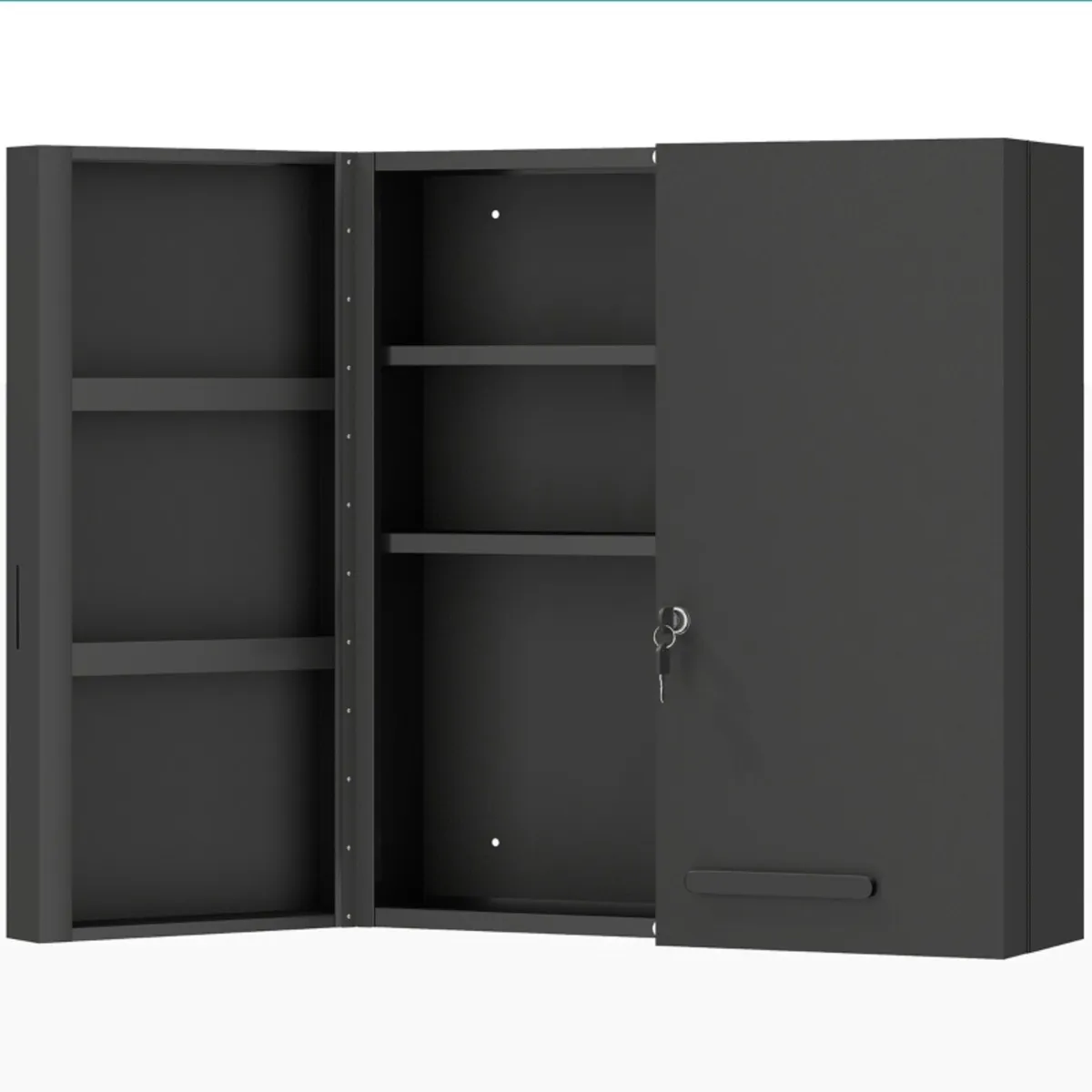 Medicine cabinet, lockable medicine cabinet with 2 - Image 1