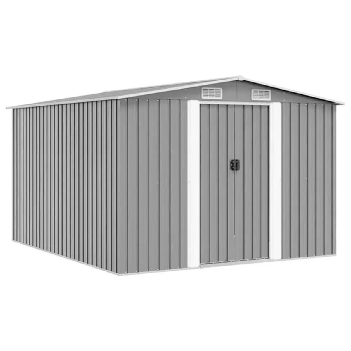 Garden Shed 257x298x178 cm Metal Grey

Description - Image 3