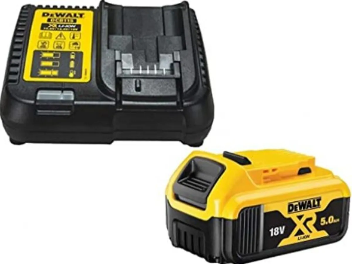 Dewalt 18v Dcb184 5ah Battery & Charger Bundle
