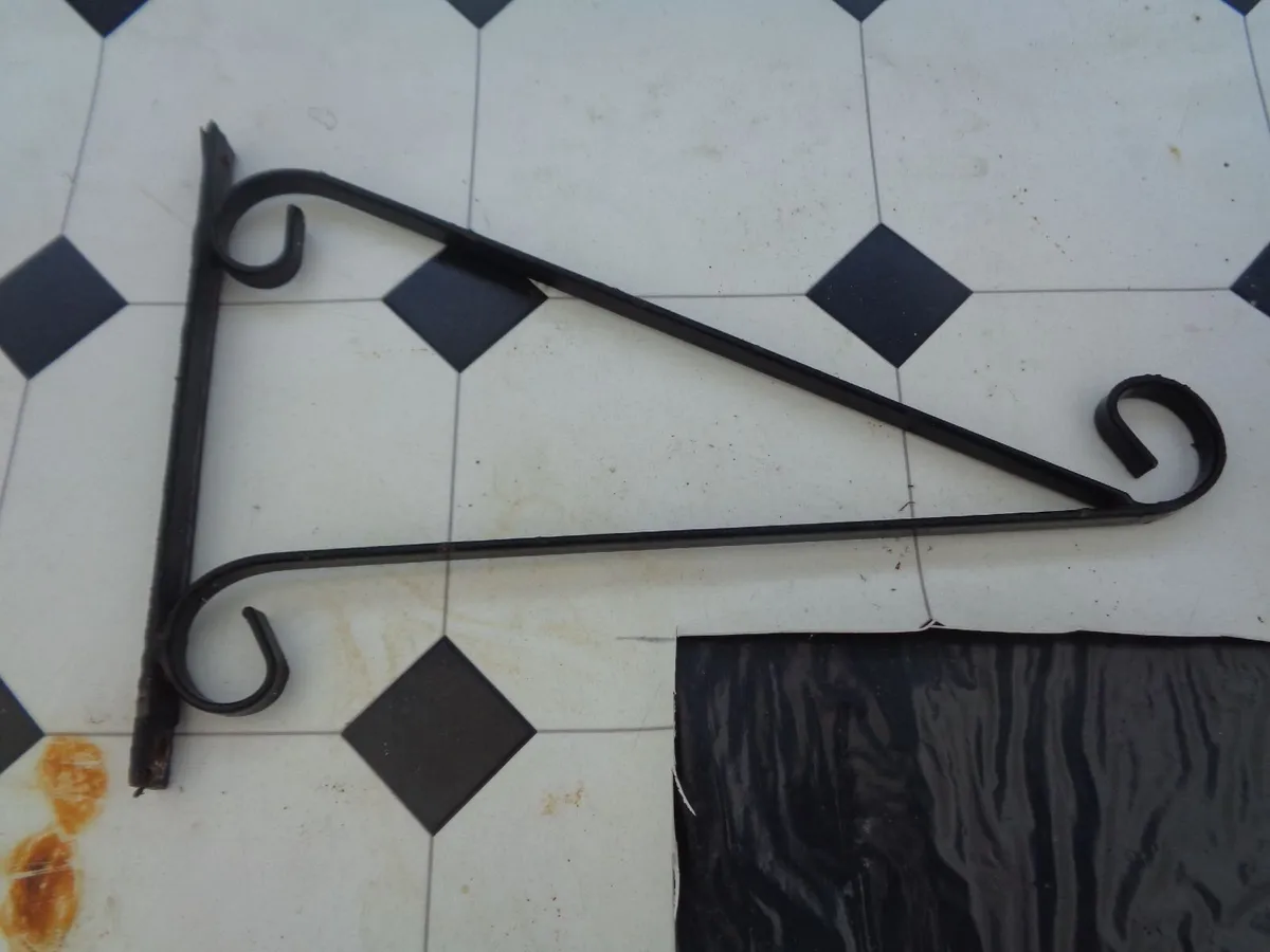 Vintage Wrought Iron Bracket for Sale - Image 3