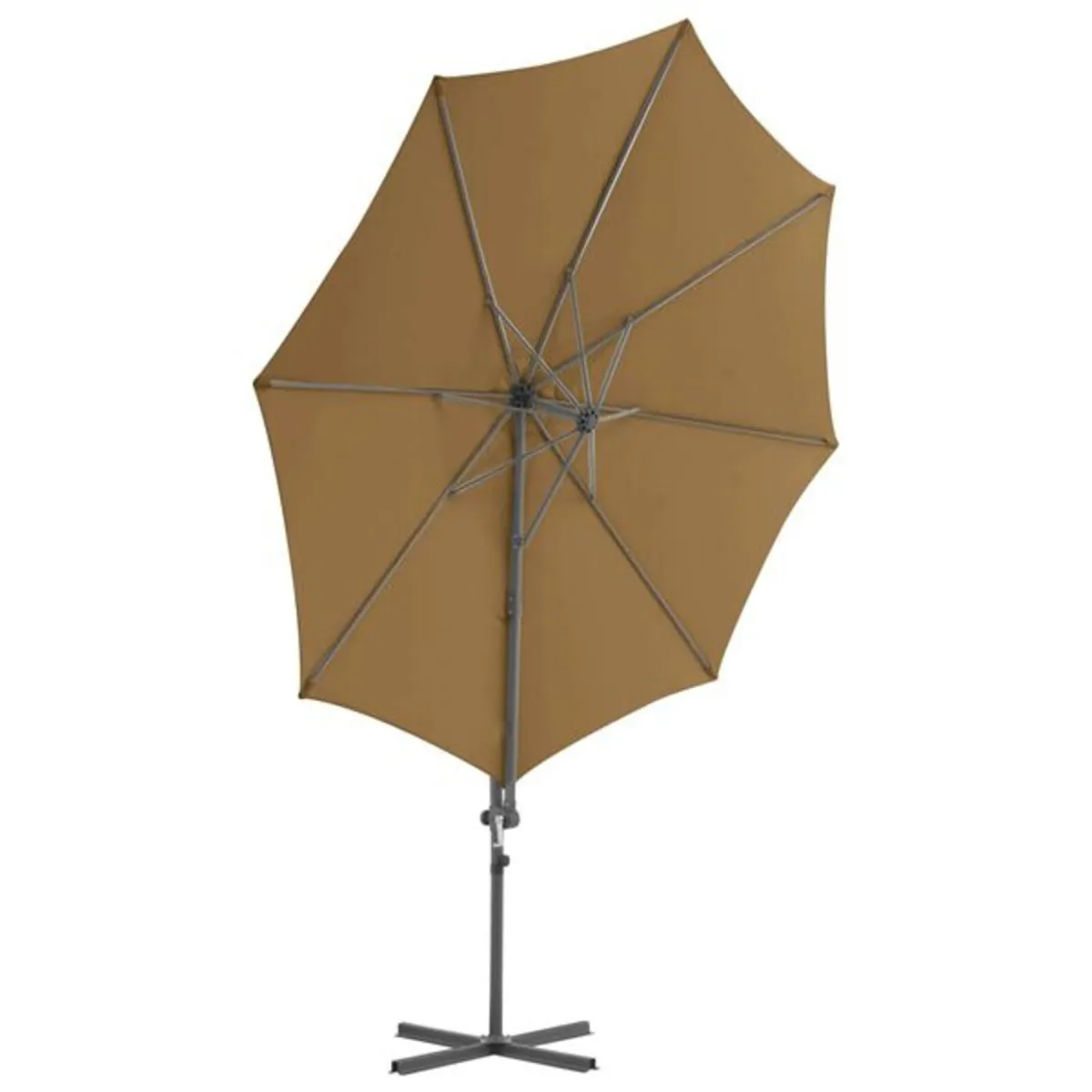 Garden Parasol with Portable Base Taupe

Descripti - Image 2