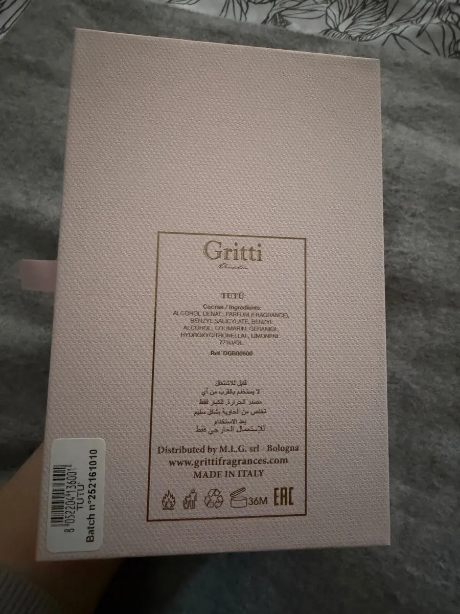 Gritti tutu perfume 100ml - Image 4