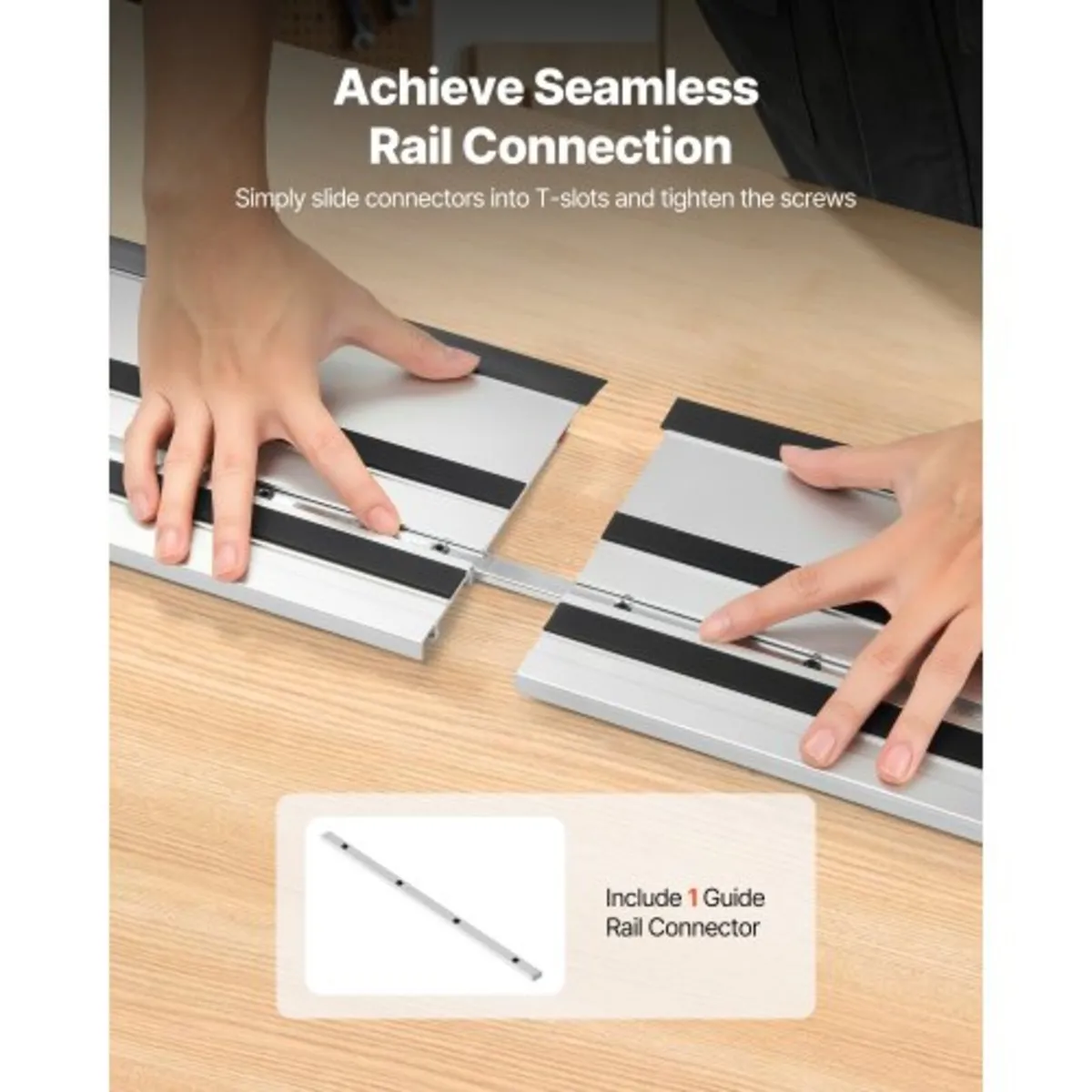 Track Saw Guide Rail, 1397 mm Cutting Range, Kit I - Image 4