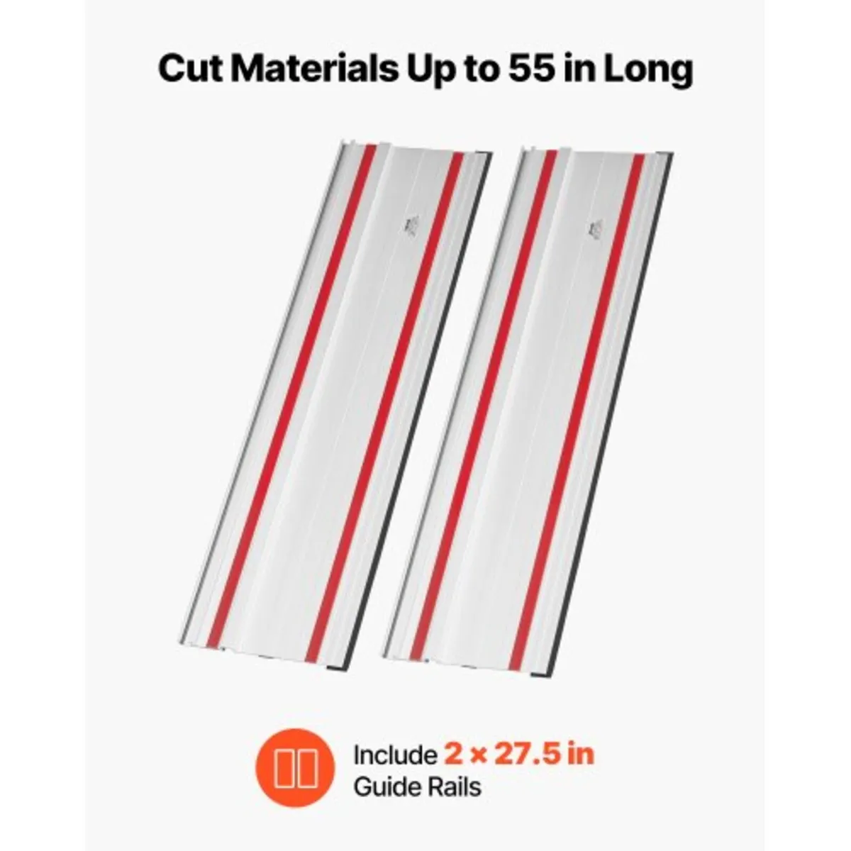 Track Saw Guide Rail, 1397 mm Cutting Range, Kit I - Image 2