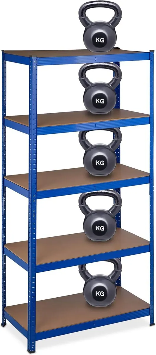 Heavy Duty Shelving Unit 180x90x45 cm Max. Load - Image 1