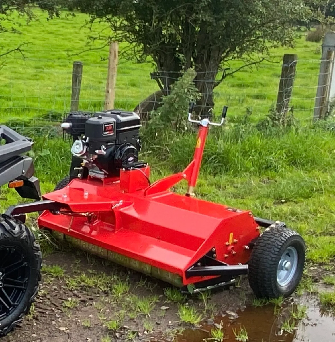 Towed Grass Mower Topper Flail B&S engine ATV Quad - Image 1