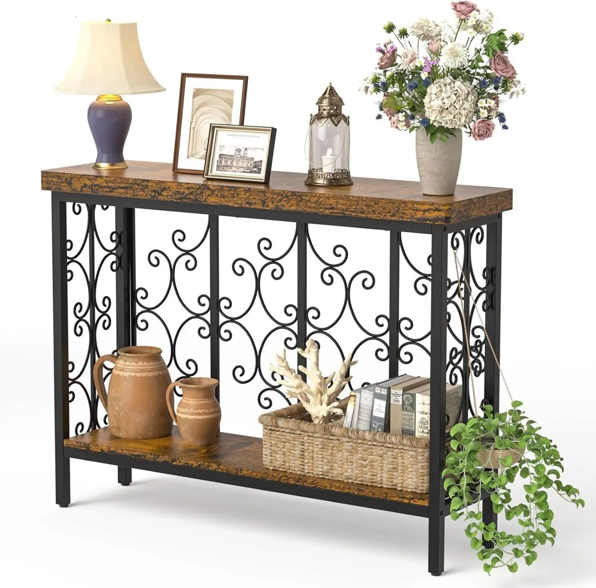 Console Table - 42.5 Industrial Hallway Slim - Image 1